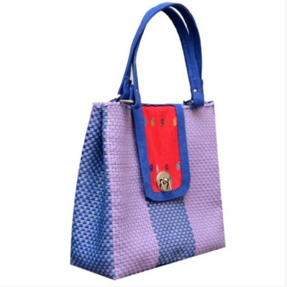 Oaxacan Handwoven Bag Made of Recycled Plastic